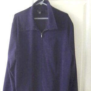 Womens Plus Size 24W top, purple, Briggs New York